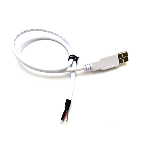 USB公頭單頭打端子連接線